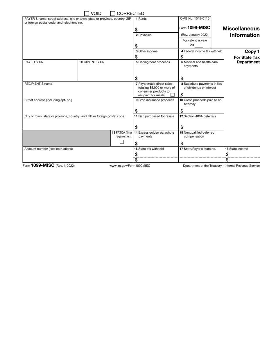 IRS Form 1099-MISC Miscellaneous Information, Page 3