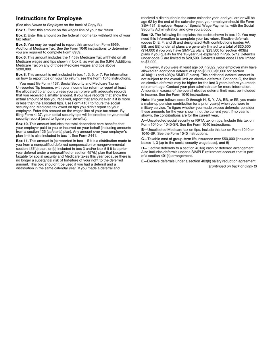 IRS Form W-2 Wage and Tax Statement, Page 7