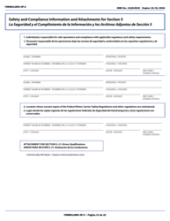 Form OP-2 Application for Mexican Certificate of Registration for Foreign Motor Carriers and Foreign Motor Private Carriers Under 49 U.s.c. 13902 (English/Spanish), Page 19