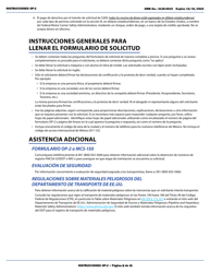 Form OP-2 Application for Mexican Certificate of Registration for Foreign Motor Carriers and Foreign Motor Private Carriers Under 49 U.s.c. 13902 (English/Spanish), Page 2