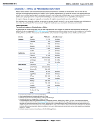 Form OP-2 Application for Mexican Certificate of Registration for Foreign Motor Carriers and Foreign Motor Private Carriers Under 49 U.s.c. 13902 (English/Spanish), Page 4