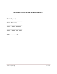 Preliminary Conference Stipulation/Order Contested Matrimonial - New York, Page 12