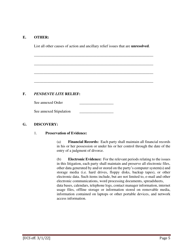 Preliminary Conference Stipulation/Order Contested Matrimonial - New York, Page 5