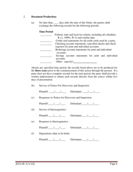 Preliminary Conference Stipulation/Order Contested Matrimonial - New York, Page 6