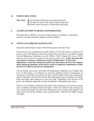 Preliminary Conference Stipulation/Order Contested Matrimonial - New York, Page 9