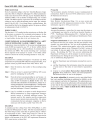Form NYC-300 Mandatory First Installment (Mfi) by Business C Corporations - New York City, Page 2
