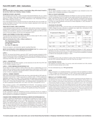 Form NYC-5UBTI Declaration of Estimated Unincorporated Business Tax (For Individuals, Estates and Trusts) - New York City, Page 2