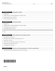 Form NYC-3A/B Subsidiary Detail Spreadsheet Attachment to Form Nyc-3a - Combined General Corporation Tax Return - New York City, Page 3