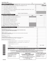 Form NYC-3A Combined General Corporation Tax Return - New York City, Page 2