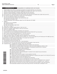 Form NYC-3A Combined General Corporation Tax Return - New York City, Page 3