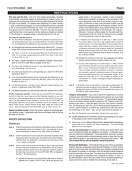 Form NYC-204EZ Unincorporated Business Tax Return for Partnerships (Including Limited Liability Companies) - New York City, Page 3