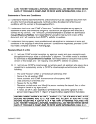 Employment Agency Renewal Self-certification - New York City, Page 5