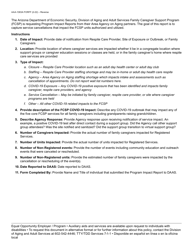 Form AAA-1383A Program Impact Report - Family Caregiver Support Program - Arizona, Page 2