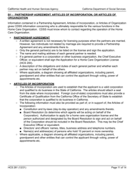Form HCS281 Application Instructions for a Home Care Organization License - California, Page 11