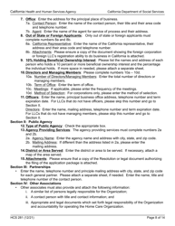 Form HCS281 Application Instructions for a Home Care Organization License - California, Page 8