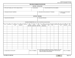 DD Form 2757 Victim Reporting Preference Statement