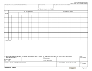 DD Form 2757 Victim Reporting Preference Statement, Page 2