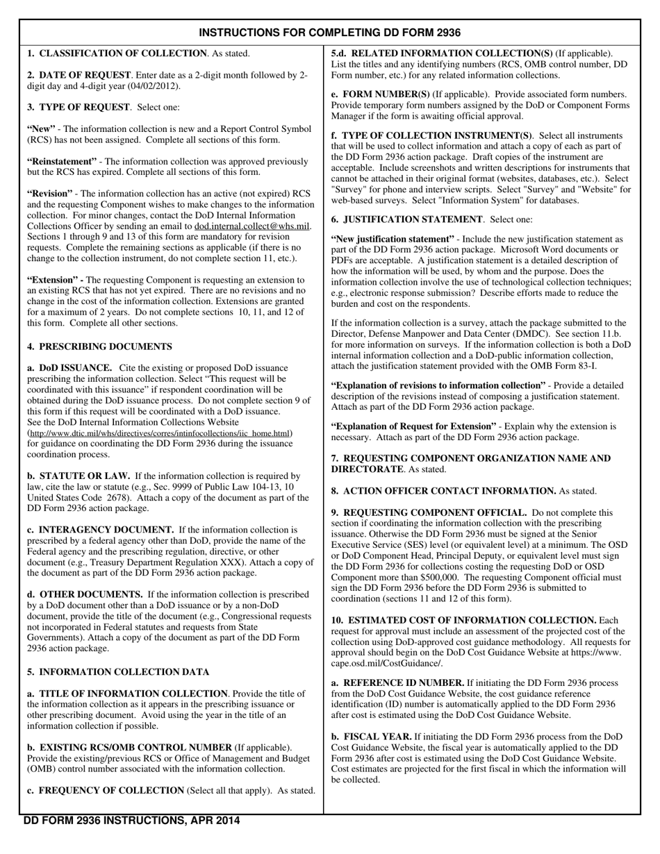 DD Form 2936 Fill Out Sign Online And Download Fillable PDF dd-form-2936-fill-out-sign-online-and-download-fillable-pdf
