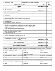 DA Form 7425 Readiness and Deployment Checklist, Page 3