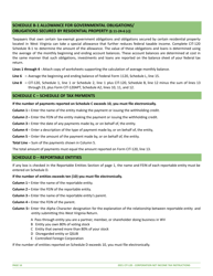 Instructions for Form CIT-120 West Virginia Corporation Net Income Tax Return - West Virginia, Page 16