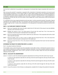 Instructions for Form CIT-120 West Virginia Corporation Net Income Tax Return - West Virginia, Page 24