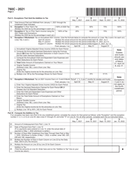 Form 760C Underpayment of Virginia Estimated Tax by Individuals, Estates and Trusts - Virginia, Page 2