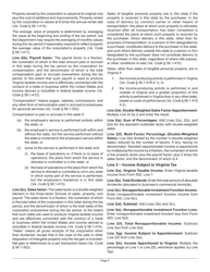 Instructions for Schedule 500A Corporation Allocation and Apportionment of Income - Virginia, Page 5