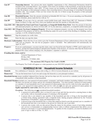 Instructions for Form HS-122 Schedule HI-144 - Vermont, Page 4