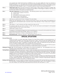 Instructions for Form HS-122 Schedule HI-144 - Vermont, Page 7