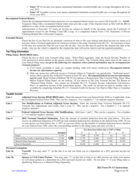 Instructions for Form IN-111 Vermont Income Tax Return - Vermont, Page 6