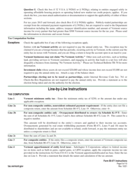 Instructions for Form BI-471 Vermont Business Income Tax Return - Vermont, Page 8