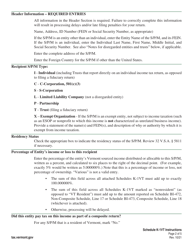 Instructions for Schedule K-1VT Vermont Shareholder, Partner, or Member Information - Vermont, Page 2