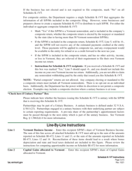 Instructions for Schedule K-1VT Vermont Shareholder, Partner, or Member Information - Vermont, Page 3