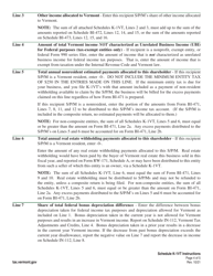 Instructions for Schedule K-1VT Vermont Shareholder, Partner, or Member Information - Vermont, Page 4