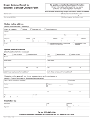 Form 150-211-155 Oregon Combined Payroll Tax Report Instructions for Oregon Employers - Oregon, Page 31