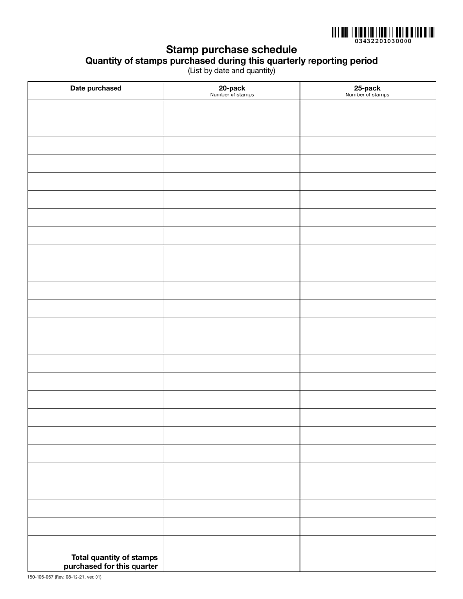 Form OR-511-OUT (150-105-057) Oregon Out-of-State Cigarette Distributor Quarterly Reconciliation Report - Oregon, Page 3