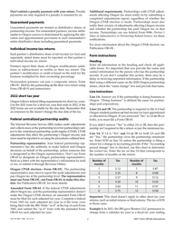 Instructions for Form OR-65, 150-101-065 Oregon Partnership Return of Income - Oregon, Page 2