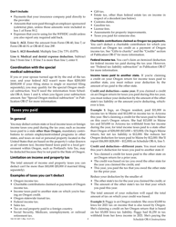 Instructions for Form 150-101-007 Schedule OR-A Oregon Itemized Deductions - Oregon, Page 2