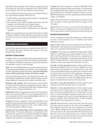 Instructions for Form 150-101-366 Schedule OR-PTE-PY Qualified Business Income Reduced Tax Rate Schedule for Oregon Part-Year Residents - Oregon, Page 3