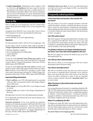 Instructions for Form OR-LTD, 150-560-001 Lane County Mass Transit District Self-employment Tax - Oregon, Page 2