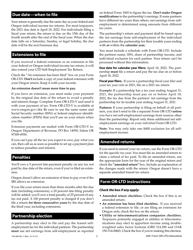 Instructions for Form OR-LTD, 150-560-001 Lane County Mass Transit District Self-employment Tax - Oregon, Page 3