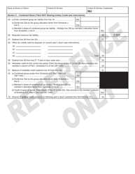 Form 329 Pass-Through Business Alternative Income Tax Credit - New Jersey, Page 3