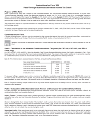 Form 329 Pass-Through Business Alternative Income Tax Credit - New Jersey, Page 4