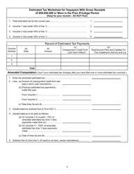 Form CBT-150 Statement of Estimated Tax for Corporations - New Jersey, Page 4