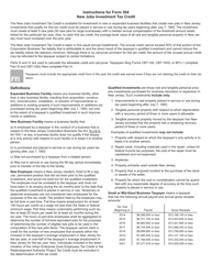Form 304 New Jobs Investment Tax Credit - New Jersey, Page 5