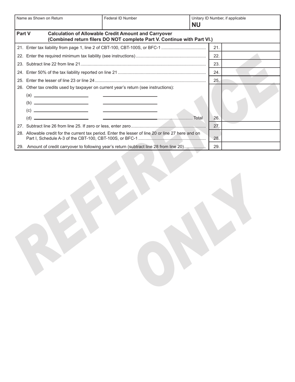 Form 305 Manufacturing Equipment and Employment Investment Tax Credit - New Jersey, Page 2
