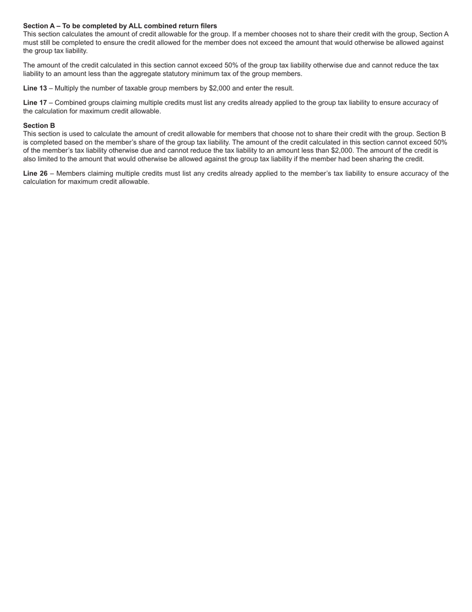 Form 315 Ama Tax Credit - New Jersey, Page 4