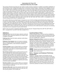 Form 313 Economic Recovery Tax Credit - New Jersey, Page 3