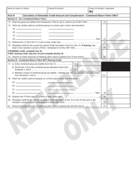 Form 320 Grow New Jersey Assistance Tax Credit - New Jersey, Page 2