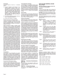 Instructions for Form G-45 General Excise/Use Tax Returns - Hawaii, Page 6